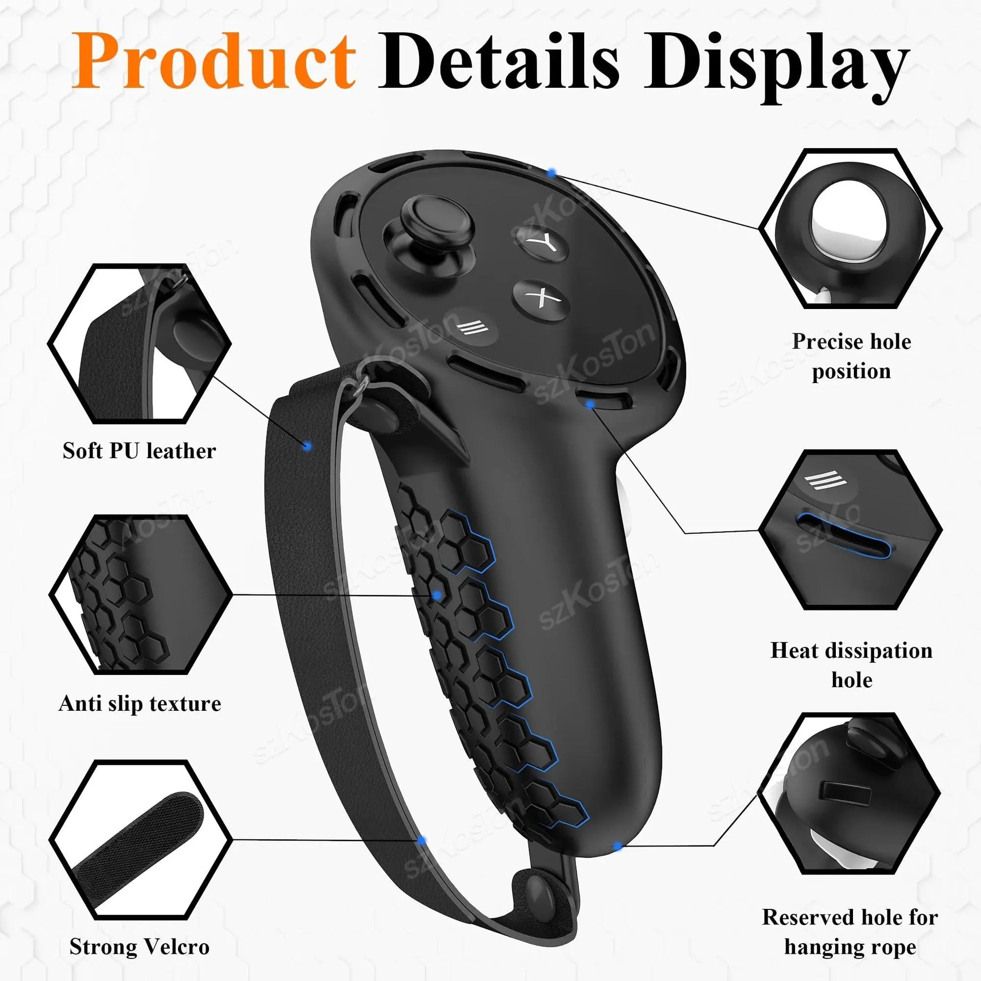 Silicone Grip Cover for Meta Quest 3 Controllers – Anti - Fall & Protective Accessories - Tech Turf