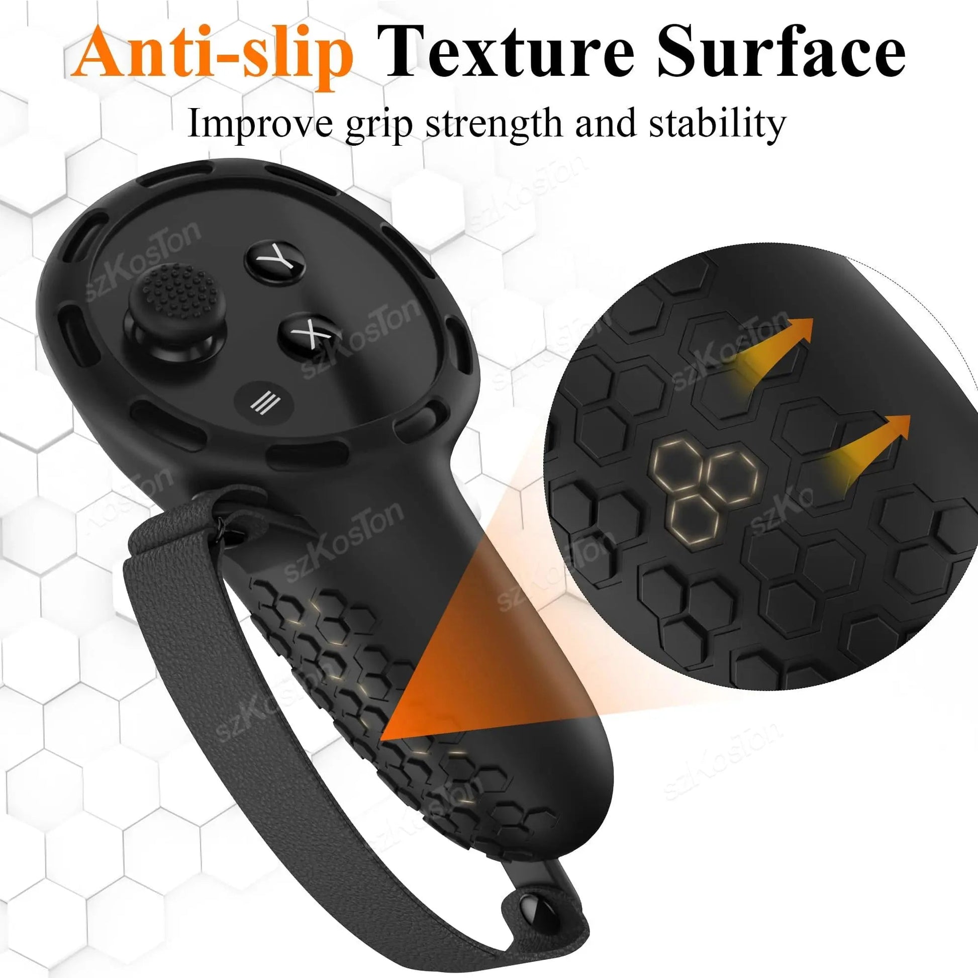 Silicone Grip Cover for Meta Quest 3 Controllers – Anti - Fall & Protective Accessories - Tech Turf