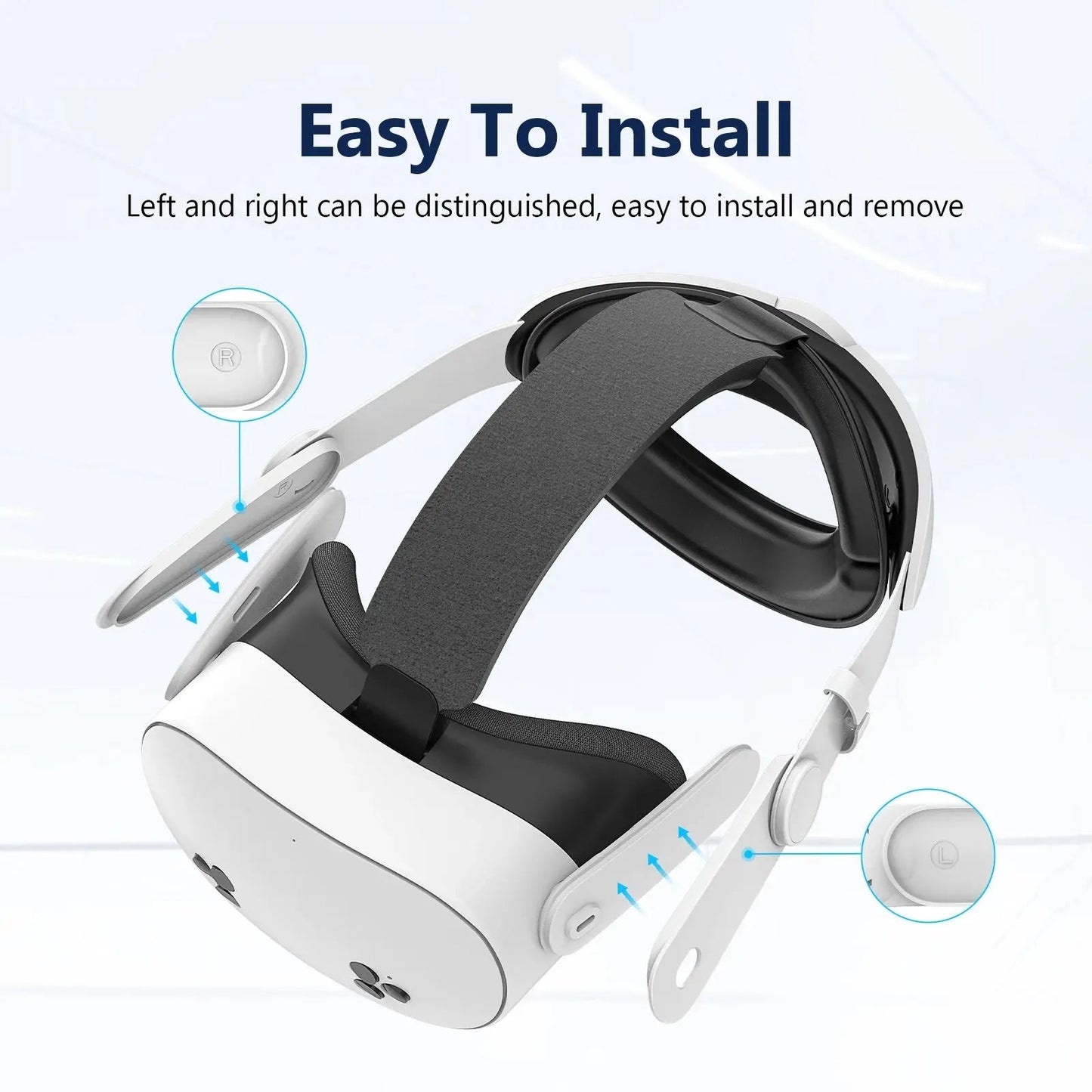 Upgraded Adjustable Head Strap for Meta Quest 3/3S & Oculus Quest 3S - Tech Turf